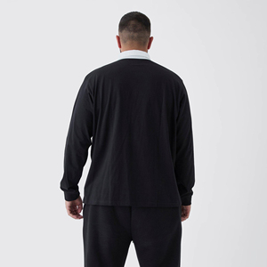 Tissu en toile solide pour polos respirants à séchage rapide, grandes tailles, personnalisables pour la collection estivale très prisée, vêtements décontractés pour hommes - Product Image 5