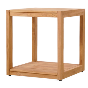 Diseño minimalista cuadrado para sala de estar, madera natural para decoración del hogar y conjunto de muebles de jardín. - Product Image 2