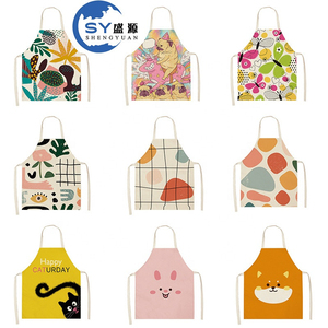 Tablier de cuisine sans manches en toile polyester/coton réglable pour chef, cuisinier, pâtissier, restaurant – Tissu de qualité supérieure - Product Image 3