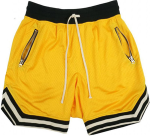 Shorts Bermuda Décontractés Homme Grande Taille Rouge Respirant Qualité Supérieure Couleur Unie Taille Élastique Rayures Latérales Tricotées Taille Mi-Haute 100% Coton - Product Image 3