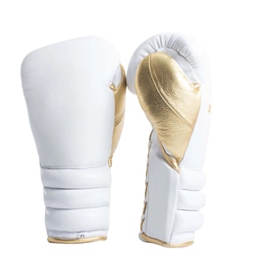 Gants de boxe d'entraînement en cuir de qualité supérieure, sangle de poignet réglable, protection anti-UV, fermeture à boucle, imperméables et respirants - Product Image 3