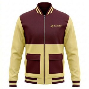 แจ็คเก็ตเลตเตอร์แมนเนื้อผ้านุ่ม สวมใส่สบายทุกวัน แจ็คเก็ตเลตเตอร์แมนผู้ชาย สัมผัสนุ่ม ดีไซน์เท่ห์ ขายดีอันดับต้นๆ - Product Image 1