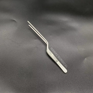 Pince de cuisine professionnelle en acier inoxydable de 20 cm pour la présentation et la décoration culinaire des plats gastronomiques - Product Image 1