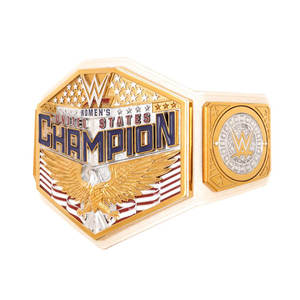 Cinturones de Campeonato de la WWE Americana Chapados en Oro para Títulos de Lucha Libre Femenina - Product Image 3