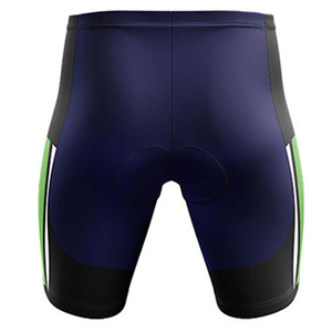 Uniforme de Ciclismo de Alta Calidad, Personalizable, con Estampado Digital, Manga Corta, Conjunto para Competencia, Colores Azul y Amarillo - Product Image 2