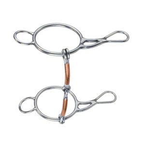 Brida Clásica para Caballo, Anillo de Brida de Acero Inoxidable para Uso Ecuestre SPALL JP SPORTS - Product Image 2