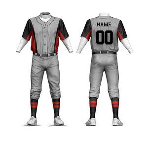 Premium Fit Stretch Fabric Sportswear Baseball Kit High Durability Outdoor Game Kit Customized Logo Printed Kit Baseball Kit - Product Image 2