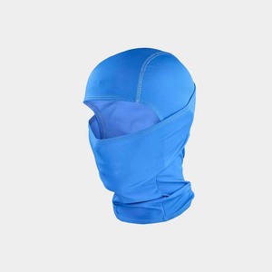 Balaclava unisexe noire, couvre-visage intégral, protection extérieure, taille adulte 56-58 cm, matière polyester, entièrement personnalisable, teinture unie - Product Image 4