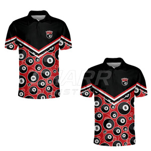 เสื้อบิลเลียดไซส์ใหญ่ระบายอากาศได้ดี พร้อมโลโก้สั่งทำ ผ้าเนื้อเบา ชุดทีม สำหรับขายออนไลน์ - Product Image 2