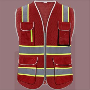 Chaleco de Trabajo Casual para Hombre al por Mayor, Multibolsillos, Alta Calidad, Servicio OEM, Ropa de Construcción Personalizada - Product Image 5