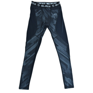 Blaze Fight Wear Men's Compression Pants <b>Polyester</b> Four-Way Stretch Quick Dry Eco-Friendly Leggings Sports Running Football - Product Image 2