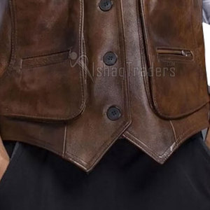 Breathable Comfortable Lightweight <b>Men</b> <b>Leather</b> Vest Casual Wear Reasonable Price Factory Made <b>Men</b> <b>Leather</b> Vest - Product Image 4