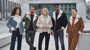 Women <b>Men</b> Unisex <b>Sherpa</b> Lined Hooded Windproof Casual Winter Solid ODM <b>Sherpa</b> Fleece Cotton <b>Jacket</b> - Product Image 4