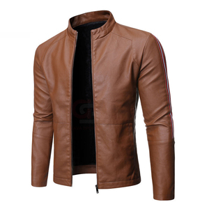 <b>Women's</b> Custom Made Oversized Genuine <b>Leather</b> <b>Jacket</b> Zipper Closure Windproof Waterproof Embroidery Letter Design Eco-Friendly - Product Image 4