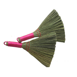 Indoor Small Cleaning Tool <b>Broom</b> Wholesale Vietnam Craft Nice Small Grass <b>Broom</b> With Rattan Handle <b>Brooms</b> <b>Dustpans</b> - Product Image 4