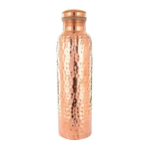 Handmade copper water <b>bottle</b> Leak proof copper <b>bottle</b> Eco friendly drinking <b>bottle</b> Uttar Pradesh copper <b>bottle</b> - Product Image 1