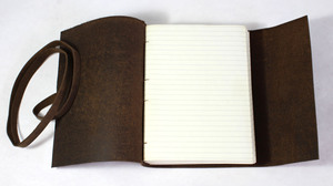 Carnet de notes quotidien relié en cuir antique, Journal en cuir vintage, Carnet d'écriture en cuir ancien - Product Image 4