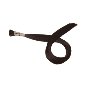 Pegamento de queratina italiana de alta calidad, extensiones de cabello Remy virgen con punta en I, Color Natural virgen, pelucas de cabello virgen con punta en I - Product Image 1