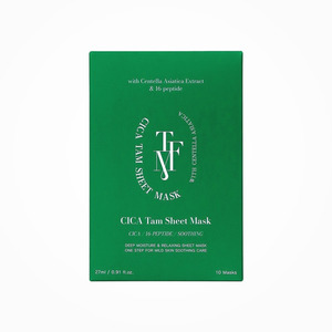 แผ่นมาส์กหน้าเกาหลี Tapomi Cica Tam Sheet Mask 10 แผ่น แผ่นมาส์กหน้า บำรุงผิวหน้า แผ่นมาส์กหน้าสีชมพู - Product Image 5
