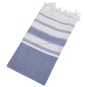 Exportar turco Fouta Hammam toallas de algodón tejido a mano con rayas perfecto para spa y hoteles boutique de la India - Product Image 2