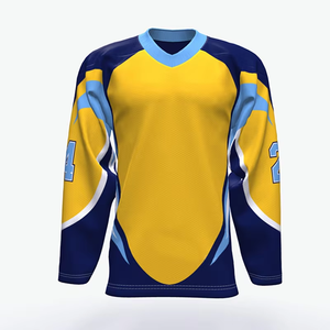 เสื้อฮอกกี้เยาวชนทีมสั่งทำผ้าตาข่ายบริการ OEM จากดีไซเนอร์แฟชั่น - Product Image 3