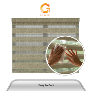 Persianas Zebra con Garantía del Mejor Proveedor, 50% de Protección Solar, Color Crema Marrón ZB91501 137x183cm, Superventas en Malasia, para Hogar y Oficina, Calidad OEM B2B - Product Image 6