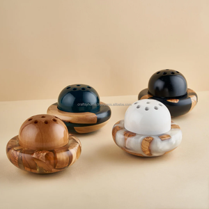 Incienso Árabe de Alta Calidad para el Hogar, Quemador de Incienso Bakhoor de Madera de Acacia, Forma Personalizada, Características Excelentes y Sostenibles, Pulido para Ramadán - Product Image 5