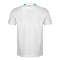 Polo à manches courtes en tricot rayé bleu marine et rouge pour homme, décontracté et économique, disponible à la vente maintenant à un prix raisonnable