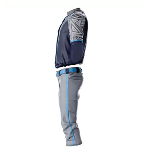 Ensemble uniforme de baseball personnalisé avec logo imprimé, nouvelle tendance, 100 % polyester, respirant, anti-UV, séchage rapide, anti-humidité - Product Image 6