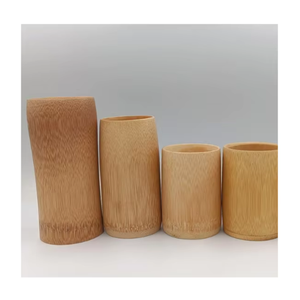 Tasse à café en bambou artisanale de haute qualité, durable et écologique, BLUE LOTUS FARM, style américain, pour le thé de l'après-midi - Product Image 1