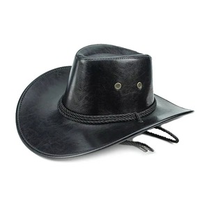 Chapeaux de Cowboy Unisexe en Cuir Véritable Style Western Haute Qualité 2026 Nouvelle Arrivée Respirants pour Sports de Plein Air et Voyage - Product Image 2