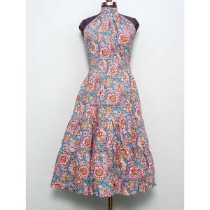 Vintage Inspired Women's Fit & Flare Swing Midi Dress 50s Style Short Sleeve <b>Button</b> Long Dress Customizable Party Casual Dress - Product Image 1