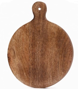 Tabla de cortar de madera con mango, precio mayorista, utensilio de cocina resistente, tabla de cortar de madera para frutas, carne y queso - Product Image 2