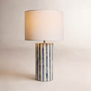 Lámpara artesanal con incrustaciones de hueso, luz de mesa artesanal única para decoración de lujo en dormitorio, sala de estar, oficina y hogar. - Product Image 6