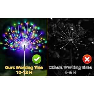 Luz Solar para Exteriores con 150 LED, 8 Modos de Iluminación, Sensor, Impermeable, Decoración de Jardín para Patio, Pasillo, Navidad - Product Image 1