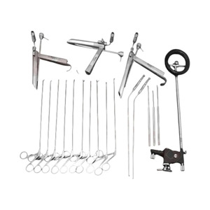 Ensemble de laryngoscope sur pied certifié CE Jamso Industries JI-4161, instruments chirurgicaux endoscopiques ORL pour microchirurgie laryngée - Product Image 3