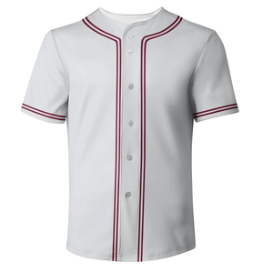 เสื้อเบสบอลสำหรับผู้ชายและผู้หญิงผ้าตาข่ายระบายอากาศปักลาย - Product Image 1