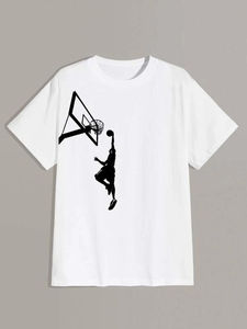 เสื้อยืดคอกลมแขนสั้นผู้ชายผ้าฝ้าย 100% พิมพ์ลายตามสั่งขายส่งสำหรับฤดูร้อน ทรงพอดีตัว - Product Image 4