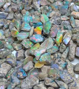 Opale éthiopienne naturelle brute |   Opale éthiopienne brute |   Opale brute Welo |   Opale en vrac pour la fabrication de bijoux |   Opale précieuse - Product Image 4