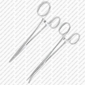 Pinzas Hemostáticas Quirúrgicas Rankin Crile Rectas y Curvas con Bloqueo y Mordaza Dentada, Instrumento de Acero Inoxidable - Product Image 6