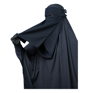 Hijab Niqab Modeste en Chiffon Doux, Léger et Respirant de Haute Qualité, avec Fonction de Repas, Fait Main, Sans Manches, Traditionnel pour l'Été - Product Image 4