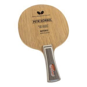 VENTE pour Korbel FL Lame de tennis de table 30271 5 plis Tout bois Offensive Shakehand Contrôle équilibré Poignée évasée 158x152mm 92g - Product Image 1