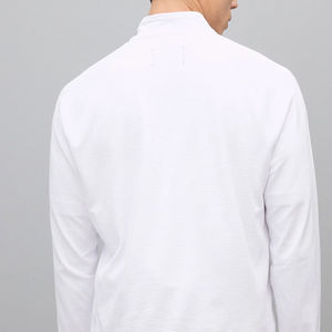 Sweat-shirt pour homme à col montant pour plus de confort, manches longues, prix avantageux pour les acheteurs en gros, coupe décontractée avec logo personnalisé - Product Image 5