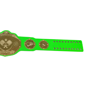 Ceinture de champion de pickleball personnalisable, ceinture de sport de haute qualité, ceinture de titre personnalisée verte, édition collector - Product Image 4