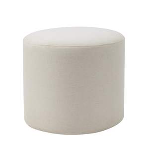 Modern Nordic Style <b>Small</b> Portable Stool High End Luxuriosu Soft Shoe White Round Ottoman for Bedroom - Product Image 3