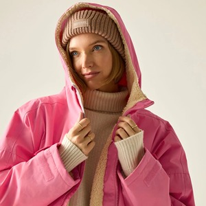 Manteau Trench en Vison Imperméable Personnalisé de Haute Qualité, Poncho d'Hiver avec Doublure en Polyester, Chaud et à Séchage Rapide, Robes de Plage Recyclées - Product Image 5
