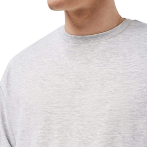 Sweat-shirt gris clair pour homme, pull à manches longues, style streetwear décontracté, en coton molletonné, col rond, logo personnalisé - Product Image 5