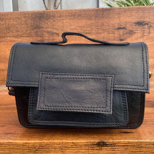 Mini bolso bandolera de cuero genuino para mujer, bolso de hombro de cuero de grano completo a la moda para mujer, bolsos pequeños de piel de vaca - Product Image 2