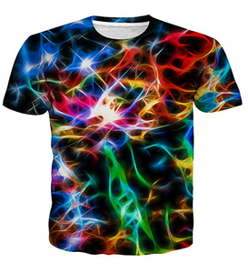 Camiseta Deportiva Vintage Personalizada, Impresa en 3D, Transpirable, de Punto, de Secado Rápido, para Hombre, Diseño Único, Poliéster, Impresión Digital DTG en la Parte Delantera - Product Image 1