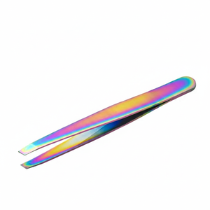 Pinzas Profesionales para Cejas, Pinzas para Pestañas con Punta Inclinada, Acero Inoxidable, Duraderas, Reutilizables, Logotipo Láser Personalizado - Product Image 5